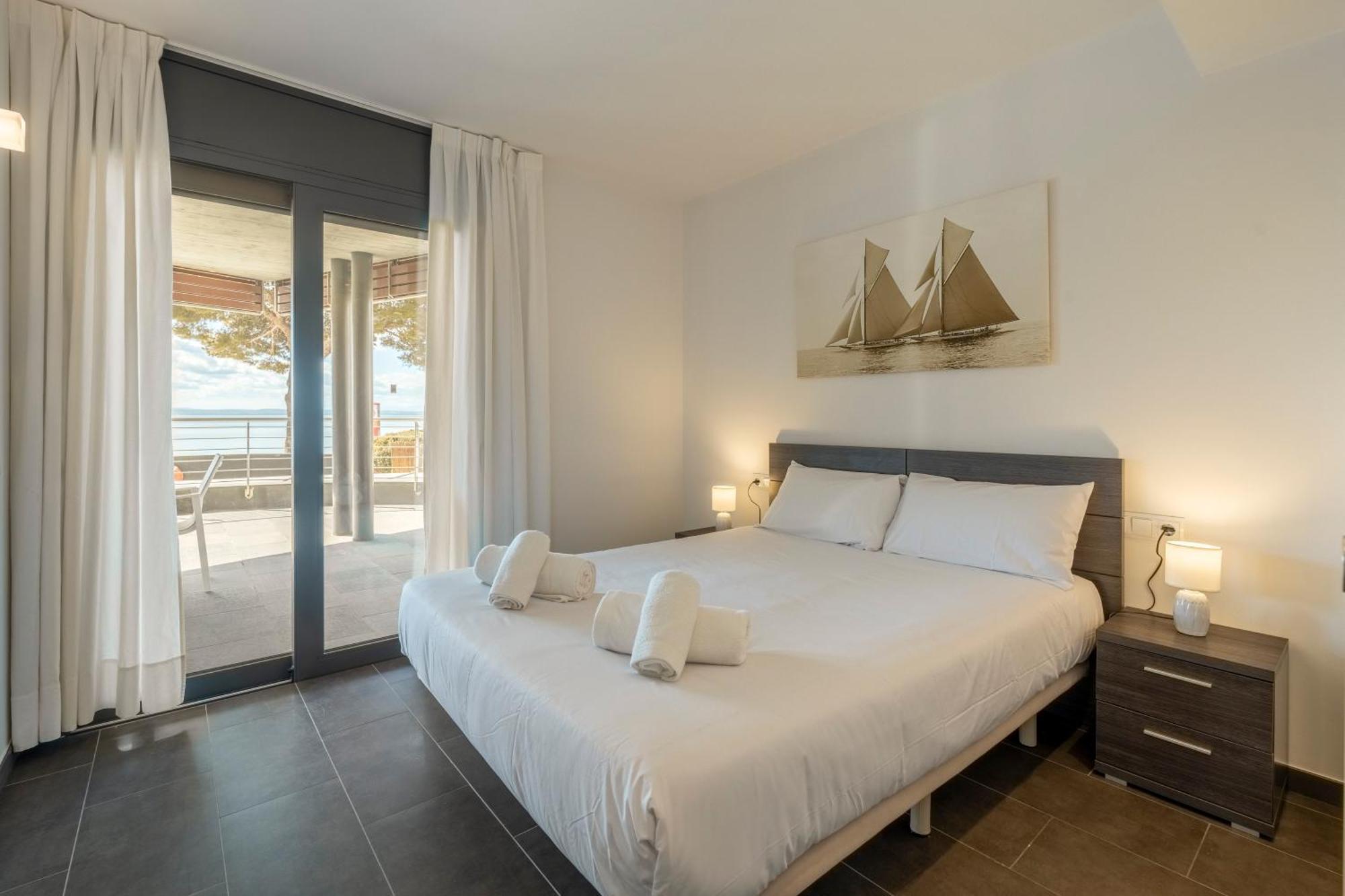 Apartamento Con Gran Terraza Delante Del Mar Ρόζες Εξωτερικό φωτογραφία
