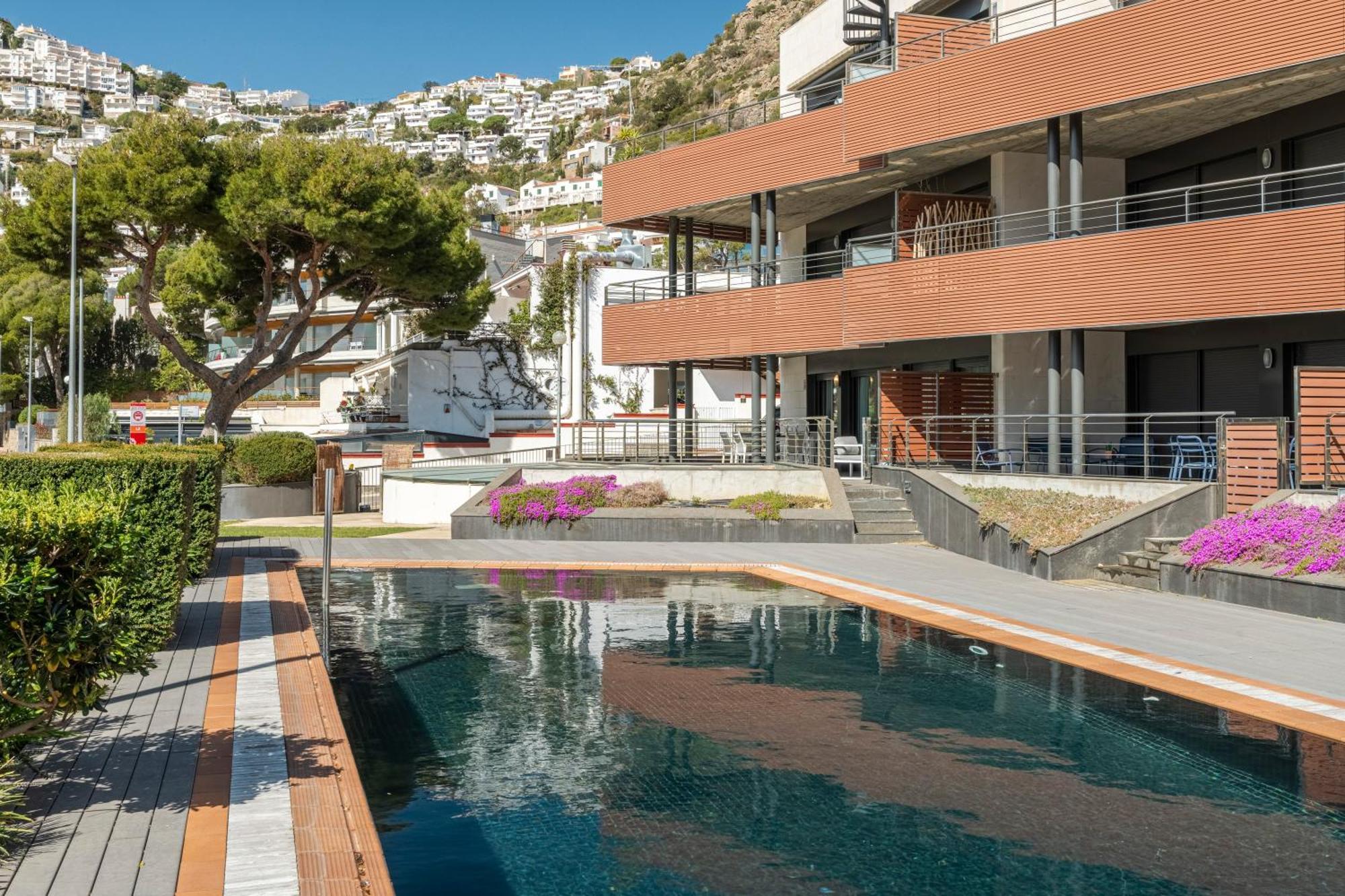 Apartamento Con Gran Terraza Delante Del Mar Ρόζες Εξωτερικό φωτογραφία